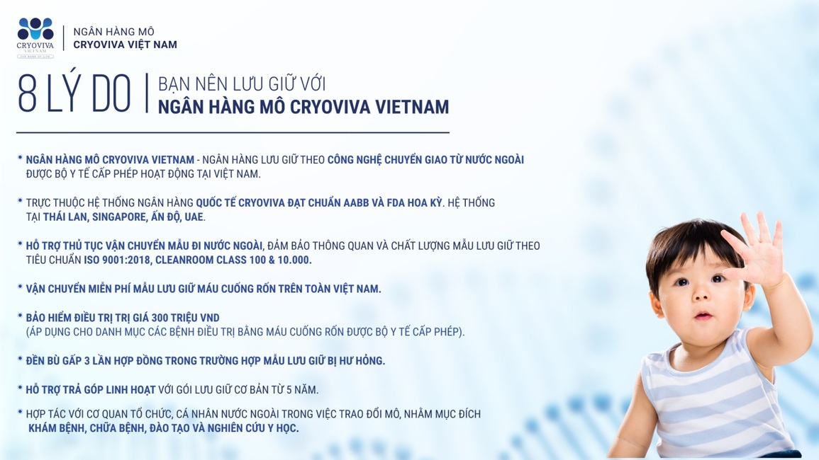 Đủ tiêu chuẩn - Cryoviva Việt Nam được Bộ Y Tế cấp phép hoạt động - 3