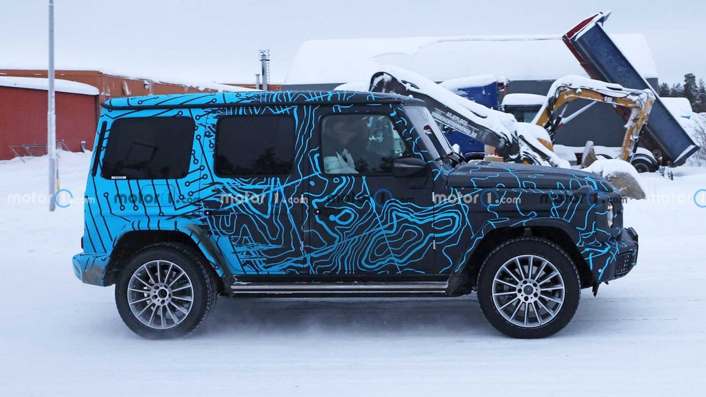 Mercedes-Benz EQG lộ diện trên đường thử, là bản thuần điện của G-Class - 10 Mercedes-Benz EQG lộ diện trên đường thử, là bản thuần điện của G-Class - 10