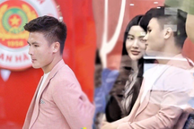 Chu Thanh Huyền xuất hiện cùng Quang Hải tại buổi ra mắt CLB Công an Hà Nội