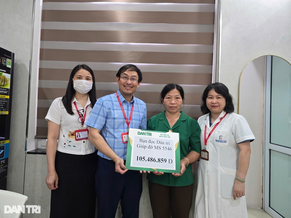 Hơn 115 triệu đồng của bạn đọc giúp người đàn ông nghèo vượt bạo bệnh