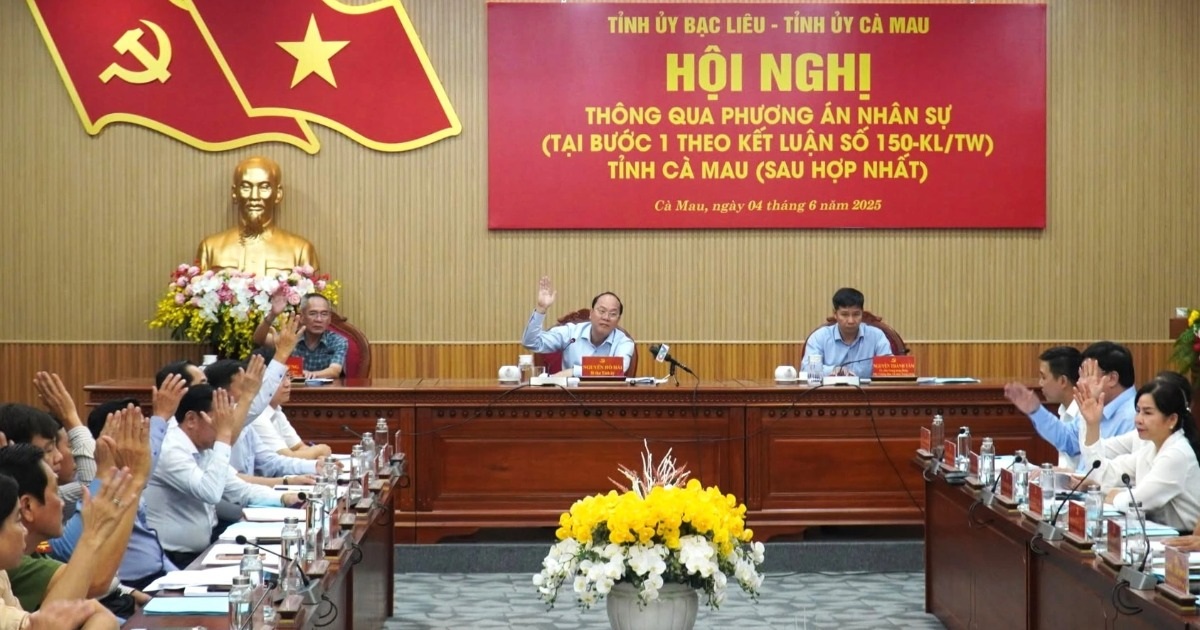 Dự kiến cơ cấu Ban chấp hành Đảng bộ tỉnh Cà Mau sau hợp nhất