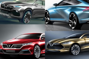 Trọn bộ sưu tập 20 mẫu xe VinFAST do 4 studio lừng danh thiết kế