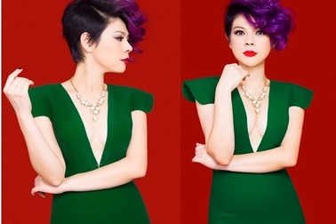 Ca sĩ Thanh Thảo gợi cảm đón Noel