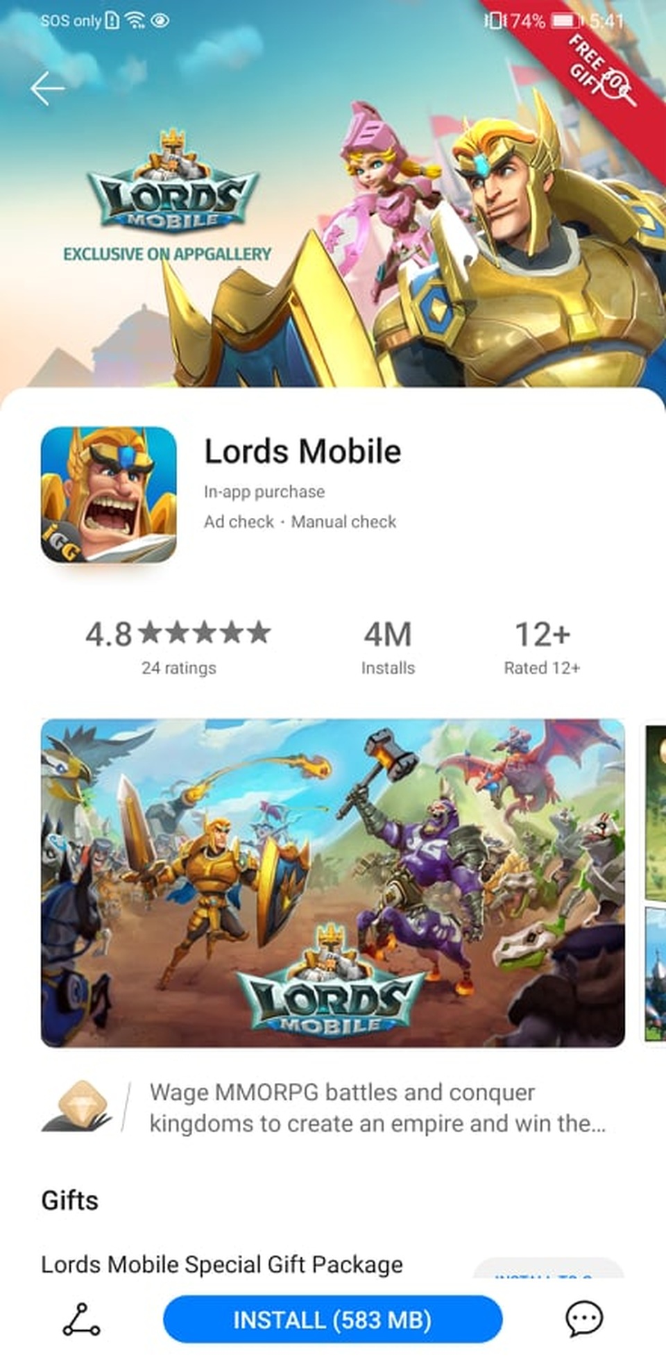 Top những bộ Game hấp dẫn trên AppGallery dành cho điện thoại Huawei - 3 Top những bộ Game hấp dẫn trên AppGallery dành cho điện thoại Huawei - 3