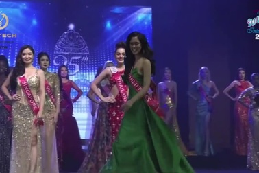 MC Quỳnh Nga công bố Top 10 Hoa hậu Du lịch Quốc tế