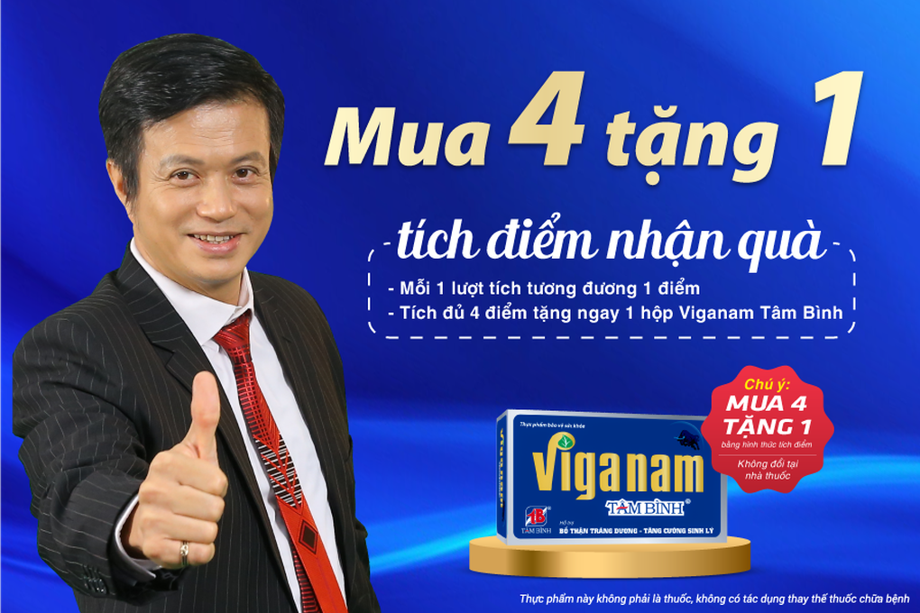 Viganam Tâm Bình khuyến mãi 3.000 phần quà cho nam giới muốn tăng cường sinh lý - 1 Viganam Tâm Bình khuyến mãi 3.000 phần quà cho nam giới muốn tăng cường sinh lý - 1