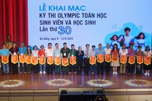 Số thí sinh tham gia Olympic toán học toàn quốc đạt kỷ lục sau 30 năm