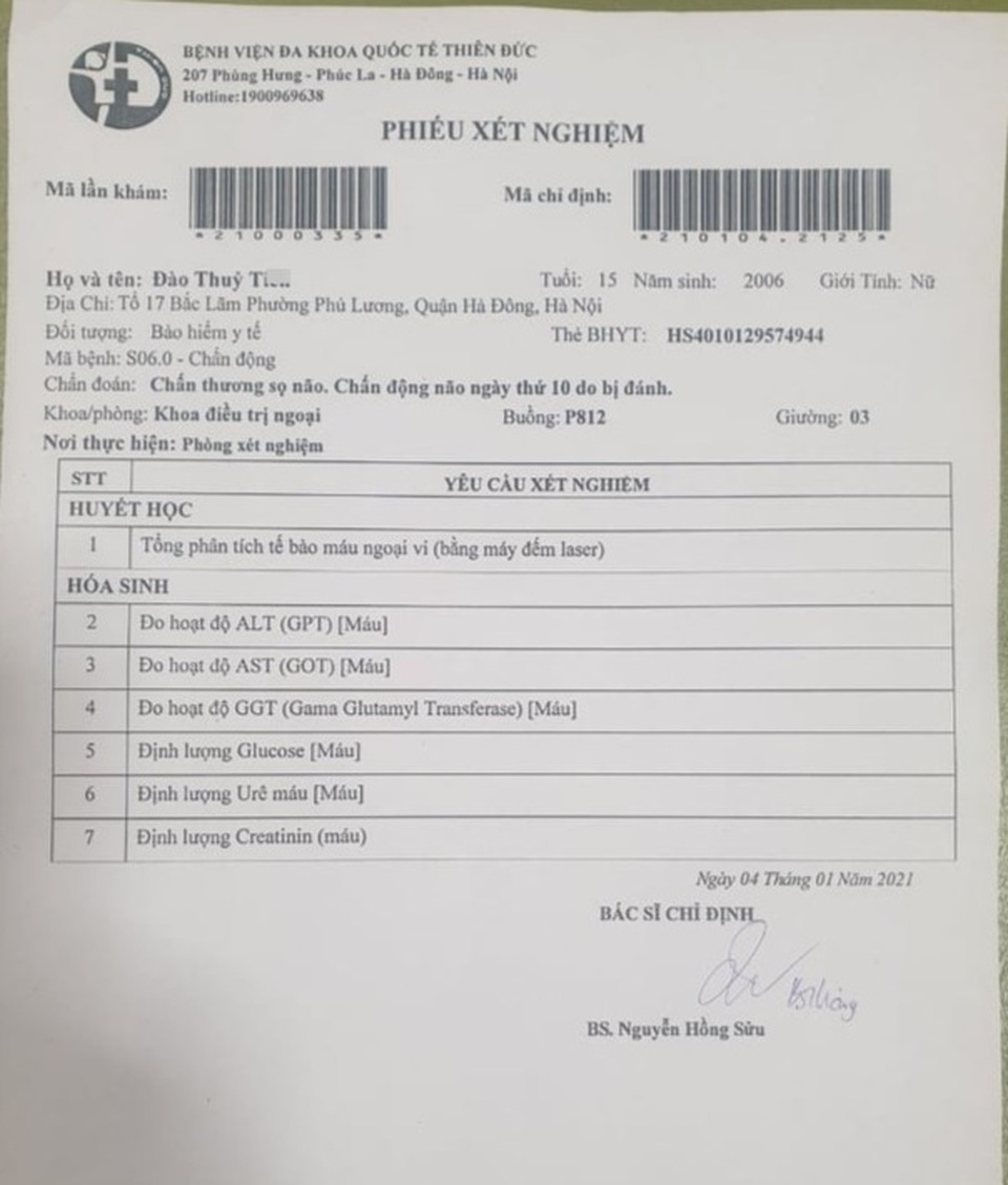 Vụ 2 nữ sinh bị đánh hội đồng: Một nạn nhân nhập viện do chấn thương sọ não - 3 Vụ 2 nữ sinh bị đánh hội đồng: Một nạn nhân nhập viện do chấn thương sọ não - 3