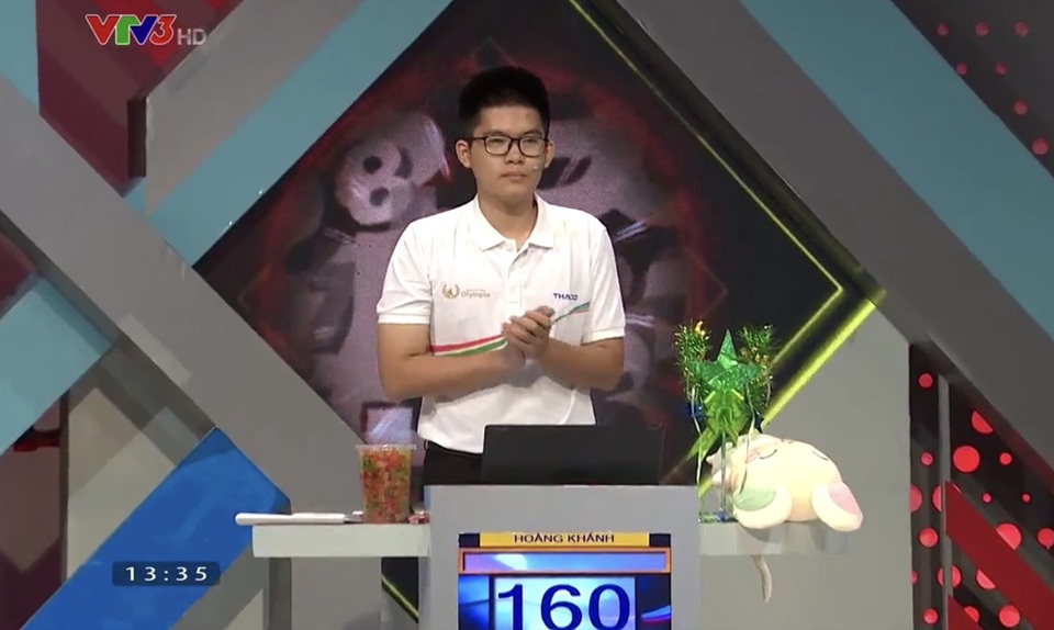 Nam sinh Quảng Ninh giành vé đầu tiên vào chơi chung kết năm Olympia 2021 - 1 Nam sinh Quảng Ninh giành vé đầu tiên vào chơi chung kết năm Olympia 2021 - 1