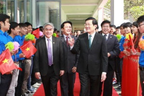Chủ tịch nước thăm ĐH Bách khoa Hà Nội 