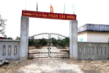 Không hoạt động suốt nhiều năm, một trường THPT tư thục bị giải thể