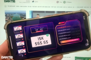 Biển số ô tô 15K-555.55 trúng đấu giá hơn 2,1 tỷ đồng