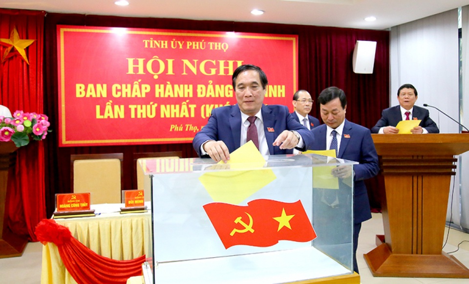 Ông Bùi Minh Châu tái đắc cử Bí thư Tỉnh uỷ Phú Thọ - 1 Ông Bùi Minh Châu tái đắc cử Bí thư Tỉnh uỷ Phú Thọ - 1