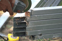 Gấp rút thi công khán đài chuẩn bị cho lễ diễu binh ở TPHCM