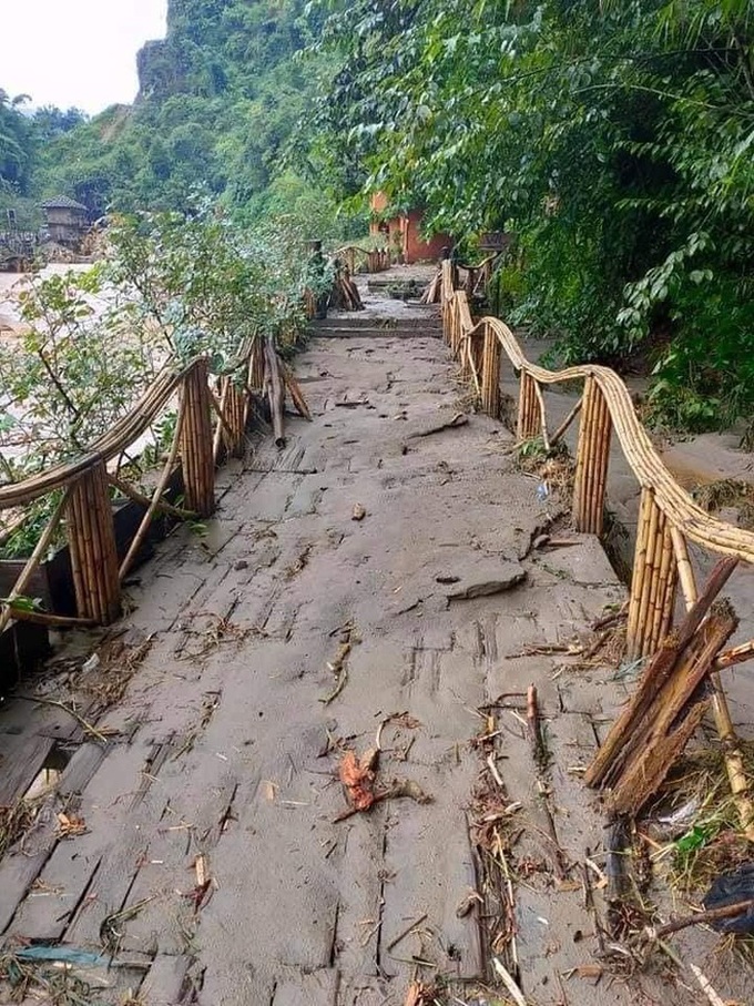 Khu du lịch Cát Cát Sa Pa tan hoang sau lũ quét - Ảnh 13.