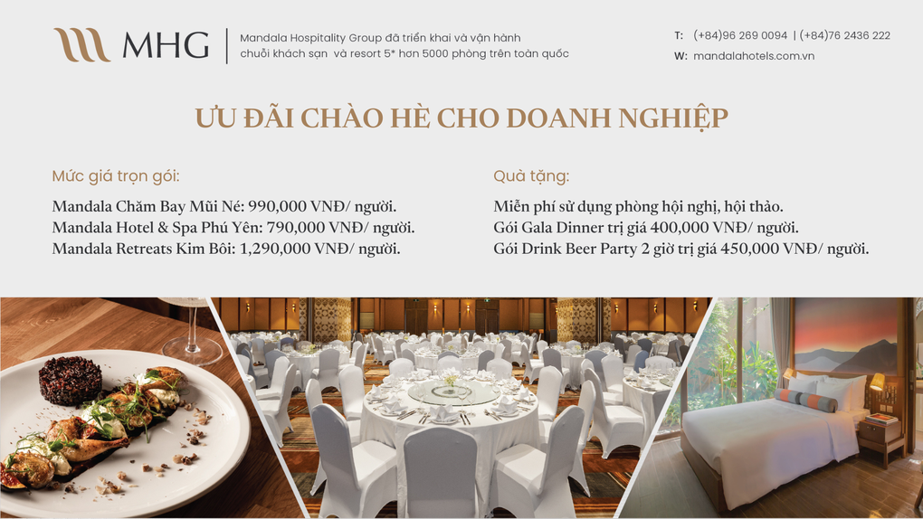 MHG ưu đãi hè: phòng hội thảo và ẩm thực trọn gói từ 790.000 đồng một người - 1 MHG ưu đãi hè: phòng hội thảo và ẩm thực trọn gói từ 790.000 đồng một người - 1