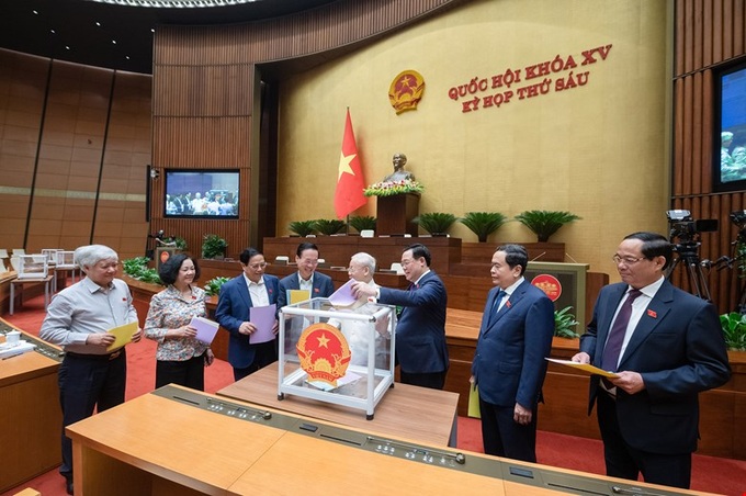 Quốc hội lấy phiếu tín nhiệm đối với chức danh do Quốc hội bầu và phê chuẩn