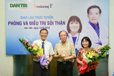 Giao lưu trực tuyến: Phòng và điều trị sỏi thận, sỏi niệu quản, sỏi bàng quang