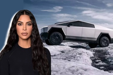 Kim Kardashian "chơi trội", chạy xe điện hàng hiếm Tesla Cybertruck