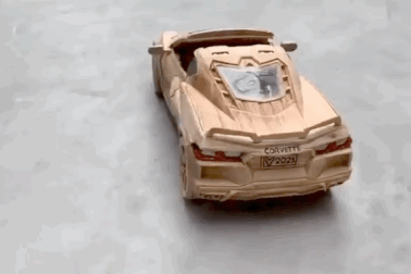 Chiếc C8 Corvette bằng gỗ của thợ mộc Việt lại gây xôn xao trời Tây