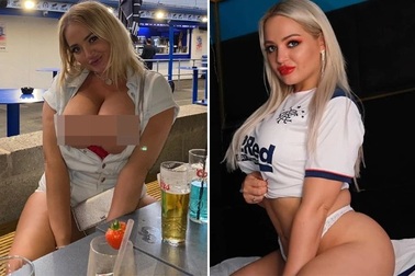 Sau màn khoe ngực tại quán bar, sao phim "nóng" Lana Wolf bị "cấm cửa"