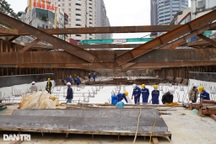 Cận cảnh hầm chui Lê Văn Lương hơn 700 tỷ đồng tại Hà Nội dần thành hình