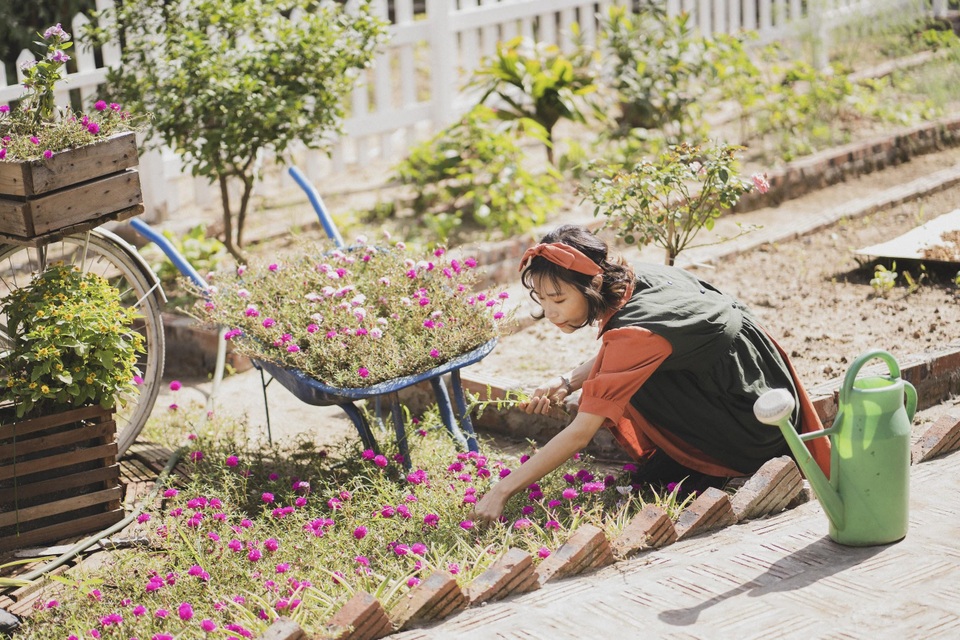 Rời phố về quê, cô gái 25 tuổi tự xách vữa, sơn tường, làm nhà 2 trong 1 - 5 Rời phố về quê, cô gái 25 tuổi tự xách vữa, sơn tường, làm nhà 2 trong 1 - 5