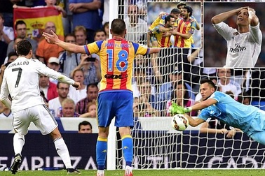Hòa thất vọng Valencia, Real Madrid sắp tan mộng vô địch