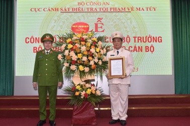 Đại tá Huỳnh Thới An làm Cục phó Cục Cảnh sát điều tra tội phạm về ma túy