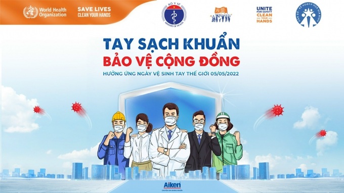 Cuộc thi ảnh, tranh vẽ giữ tay sạch khuẩn hưởng ứng Ngày Vệ sinh tay Thế giới được phát động từ ngày 9/5 đến 9/6/2022.
