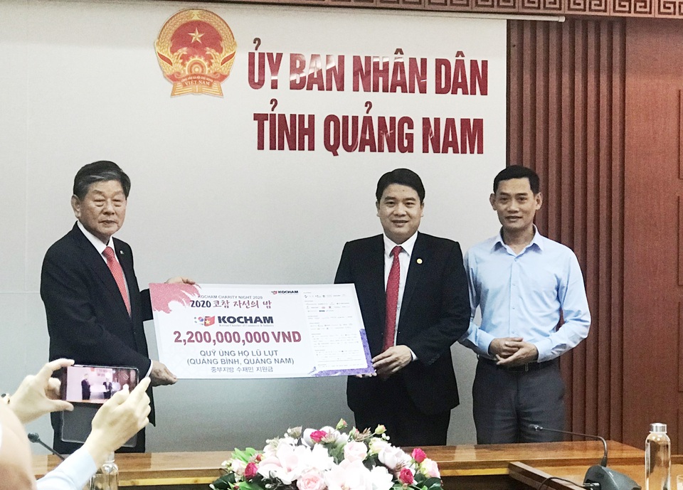 Hàn Quốc hỗ trợ Quảng Nam hơn 1,4 tỷ đồng khắc phục hậu quả thiên tai - 1 Hàn Quốc hỗ trợ Quảng Nam hơn 1,4 tỷ đồng khắc phục hậu quả thiên tai - 1