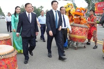 Phó Thủ tướng Mai Văn Chính dự lễ khởi công Vành đai 4 TPHCM tại Bình Dương