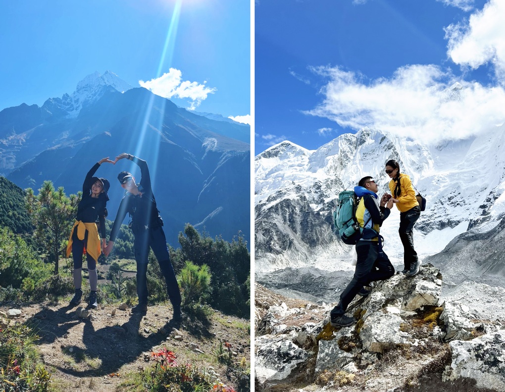Chuyện tình lãng mạn của cặp đôi Việt cầu hôn trên Everest - 6 Chuyện tình lãng mạn của cặp đôi Việt cầu hôn trên Everest - 6