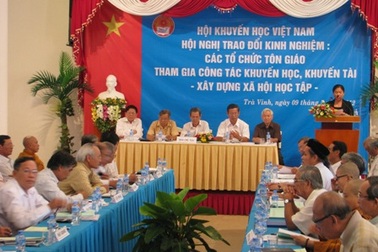 Các cơ sở tôn giáo đóng góp tích cực cho công tác khuyến học