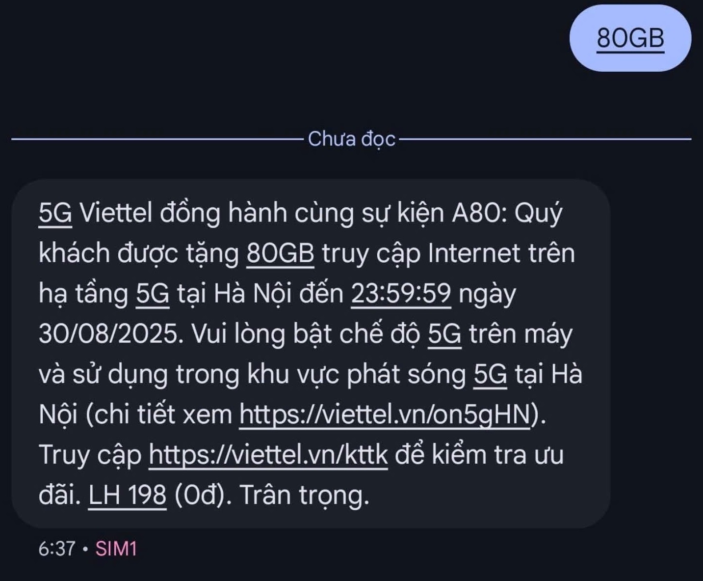 Thuê bao Viettel tại Hà Nội được tặng 80GB dữ liệu 5G dịp 2/9 - 1