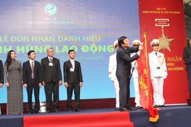 Viện Pasteur đón nhận danh hiệu Anh hùng Lao động