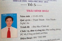 Đình chỉ, đề xuất cho ra khỏi ngành Trưởng phòng Công an tỉnh dùng bằng giả