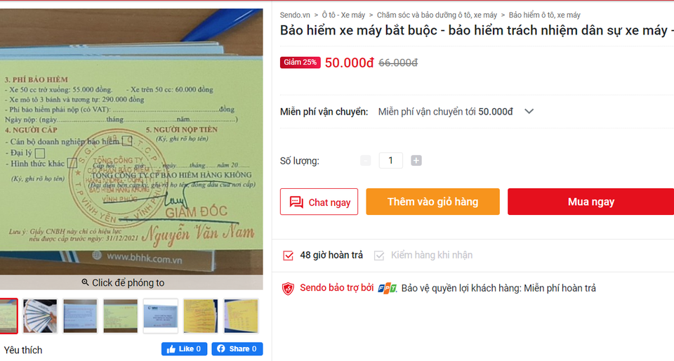 Chợ mạng sôi động, tấp nập rao bán bảo hiểm xe máy, ô tô - 3