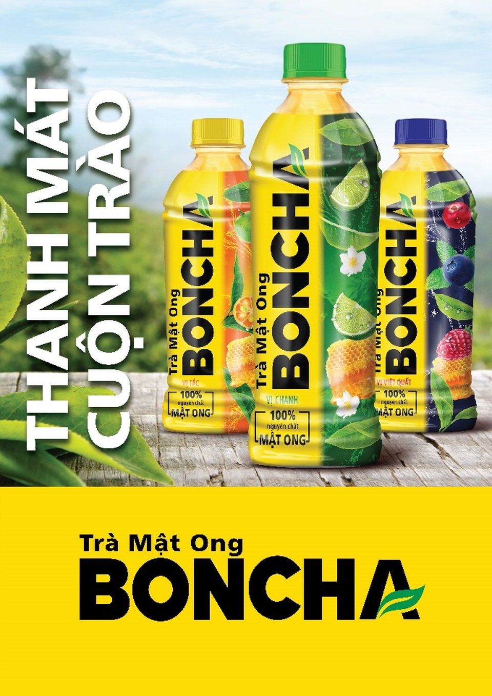 Vui Tết thả ga với bộ ba trà mật ong BONCHA thanh mát cuộn trào - 1 Vui Tết thả ga với bộ ba trà mật ong BONCHA thanh mát cuộn trào - 1