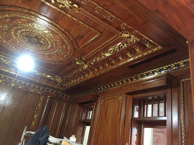 Choáng ngợp khi lạc vào biệt thự phủ gỗ từng chân tơ kẽ tóc - Ảnh 5. Choáng ngợp khi lạc vào biệt thự phủ gỗ từng chân tơ kẽ tóc - Ảnh 5.