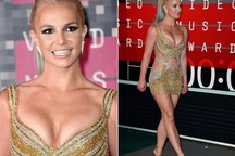 Bất ngờ khi thấy Britney khoe vòng một trên thảm đỏ