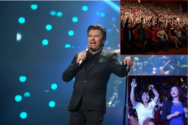 Thomas Anders liên tục “cảm ơn”, khen khán giả Hà Nội nhiệt thành nhất thế giới