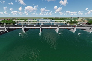 760 tỷ đồng làm Đập ngăn mặn kết hợp cầu qua sông Cái Nha Trang