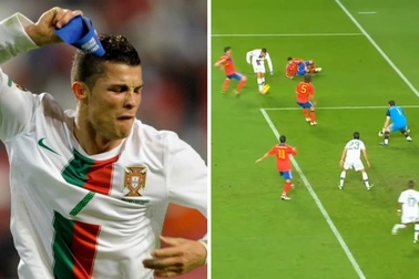 Nani tước siêu phẩm của Ronaldo