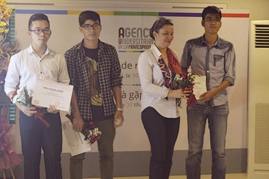 Sinh viên Việt "ẵm trọn" học bổng Tài năng Pháp ngữ khu vực châu Á - Thái Bình Dương