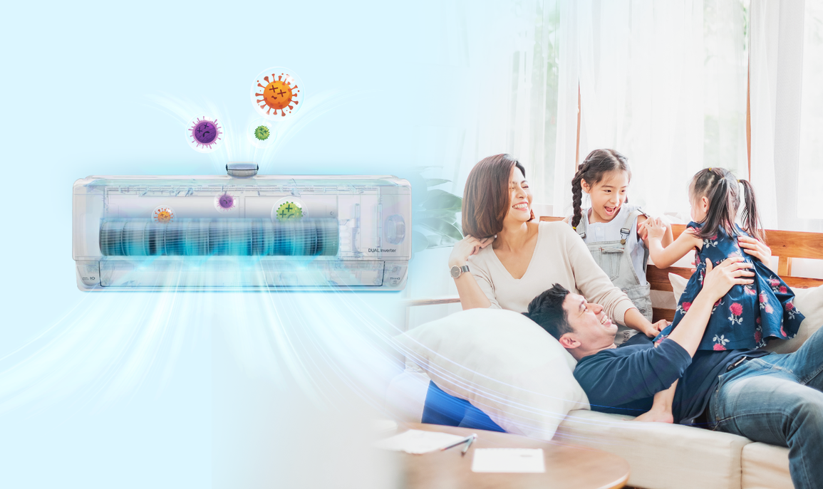 LG DUALCOOL giúp bảo vệ sức khỏe cả nhà từ trong ra ngoài như thế nào? - 2 LG DUALCOOL giúp bảo vệ sức khỏe cả nhà từ trong ra ngoài như thế nào? - 2