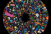 Kỳ thú “tranh” làm từ rác thải đại dương