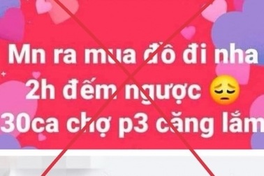 Thiếu nữ tung tin "phong tỏa TP Bạc Liêu" bị phạt 5 triệu đồng