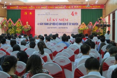 Kỷ niệm 40 năm Ngày thành lập Viện Vệ sinh Dịch tễ Tây Nguyên