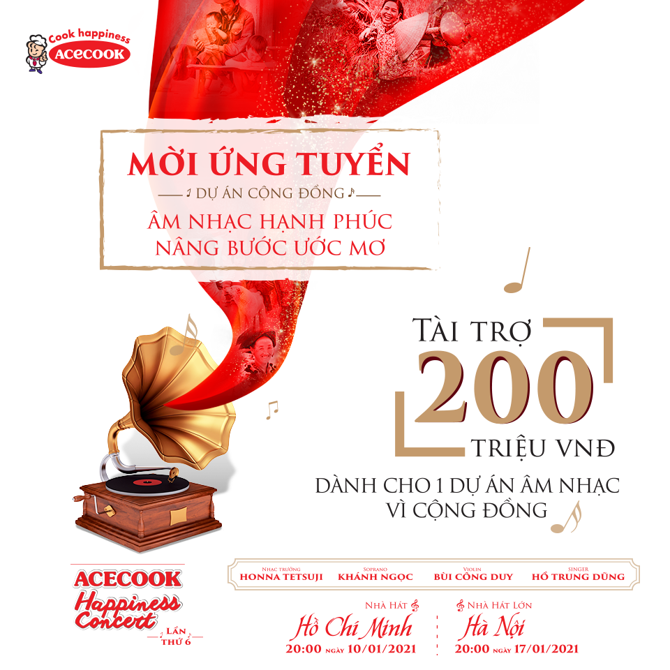 Acecook Happiness Concert 2021: Đổi mới để lan tỏa niềm hạnh phúc - 3 Acecook Happiness Concert 2021: Đổi mới để lan tỏa niềm hạnh phúc - 3